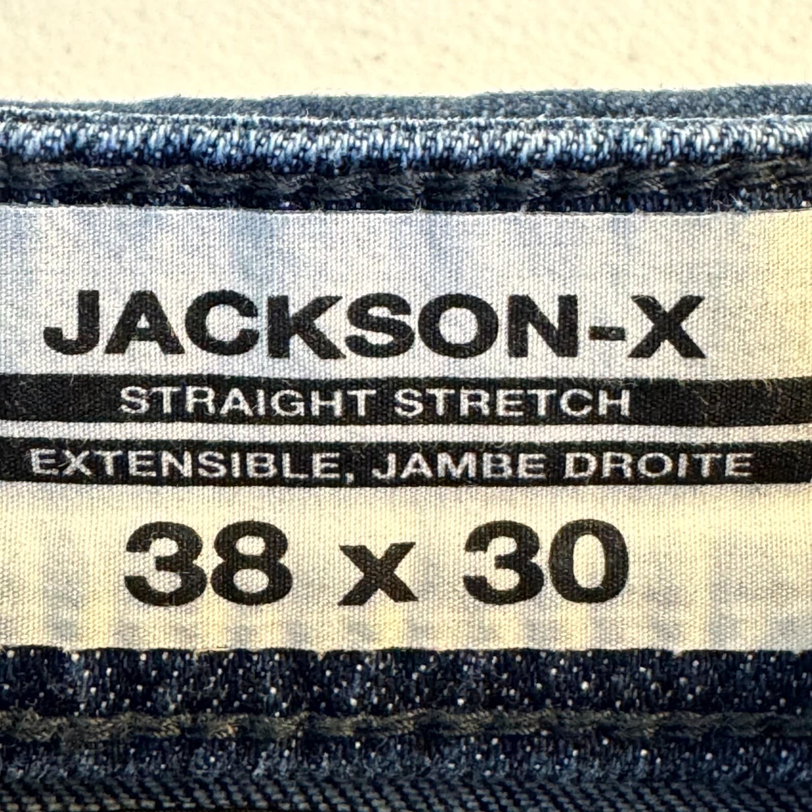 Buffalo Jackson X Jeans Men’s 38x30 Blue Denim Stretch Straight Leg Jackson-X - Thumbnail 15