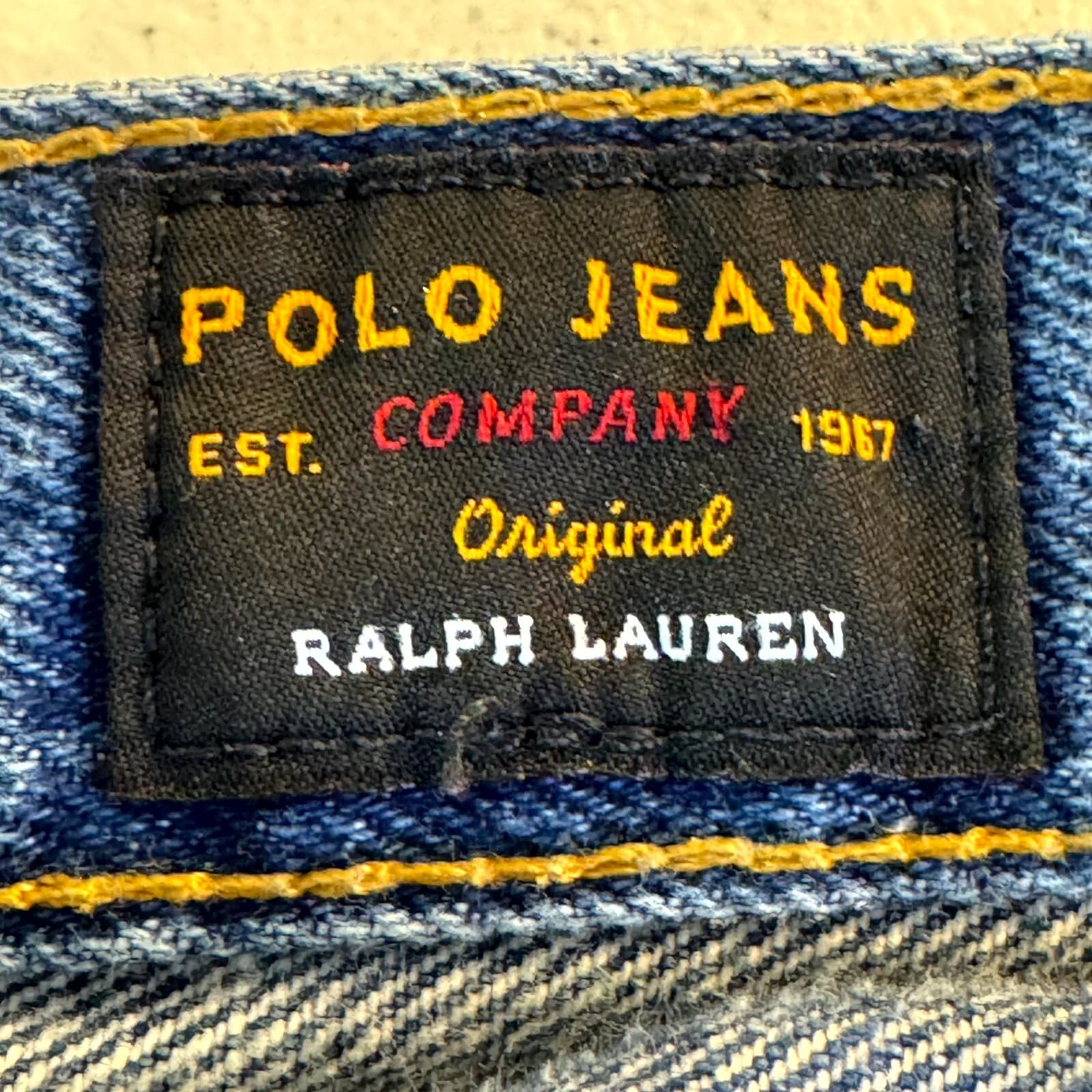Ralph Lauren Jeans Men’s 32x32 Blue Denim 100% Cotton Mid-Rise Straight Leg - Thumbnail 12