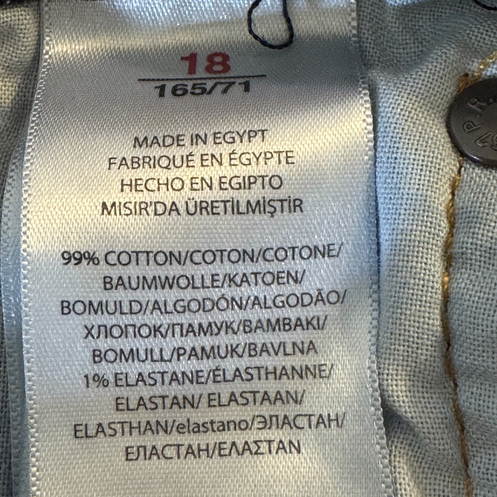 Polo Ralph Lauren Womens Jeans 18 Blue Denim Mid-Rise Hampton Straight Leg - Thumbnail 11