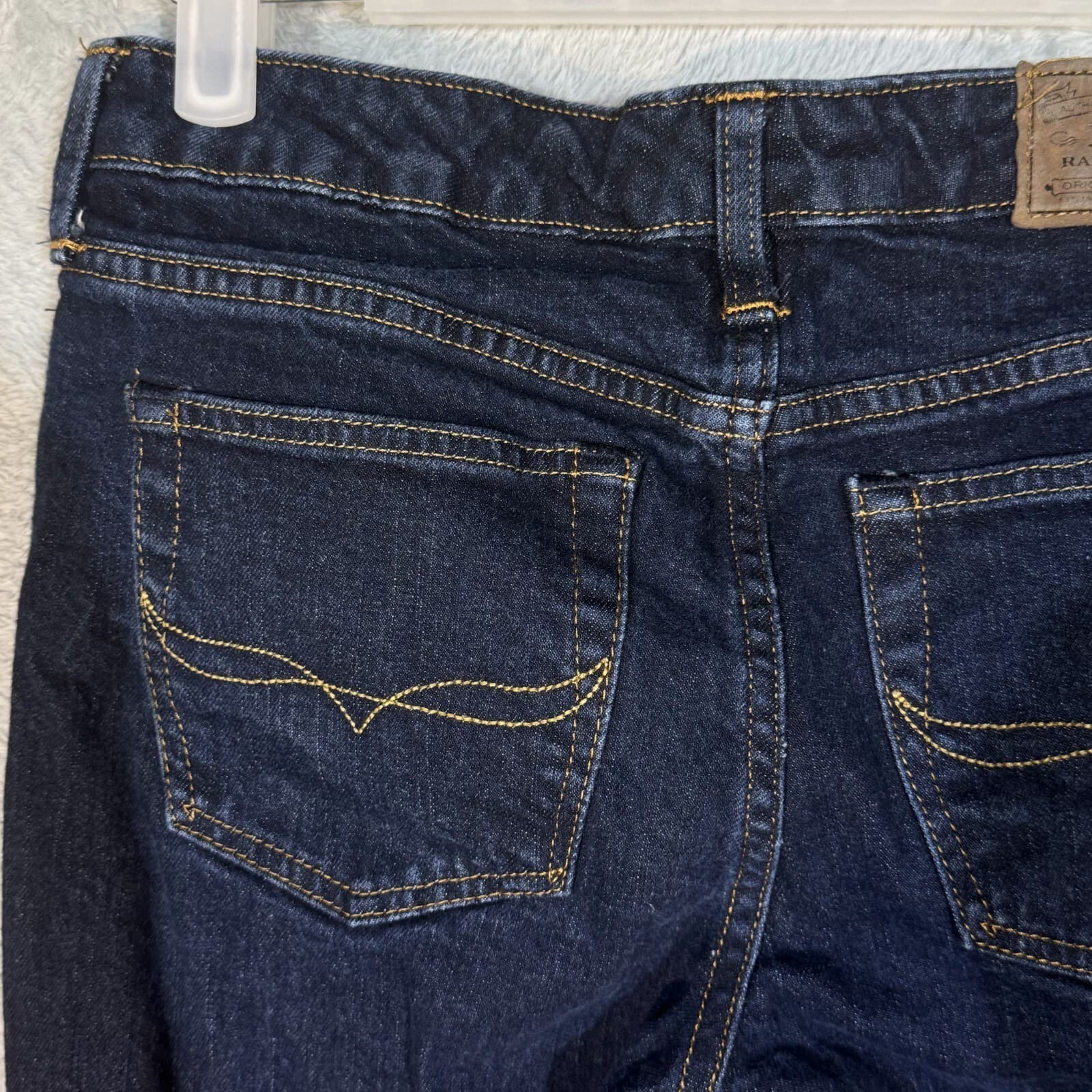 Polo Ralph Lauren Womens Jeans 18 Blue Denim Mid-Rise Hampton Straight Leg - Thumbnail 5