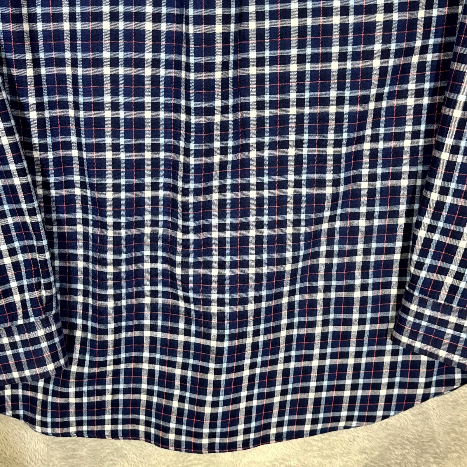 Vineyard Vines Men’s Shirt XL Blue Plaid Flannel Performance Button-Down - Thumbnail 14