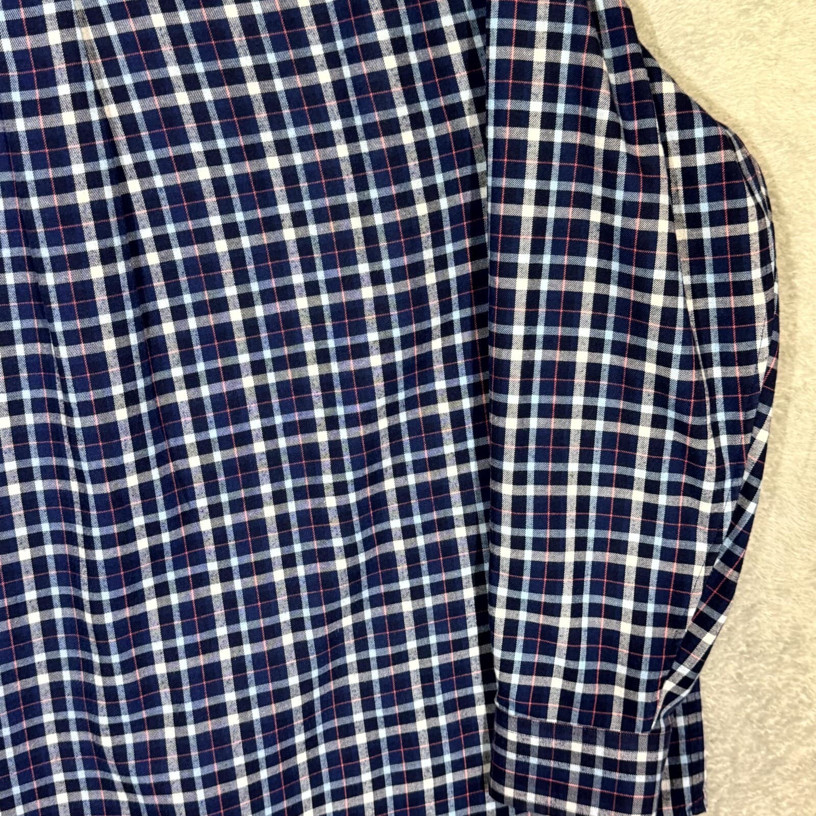 Vineyard Vines Men’s Shirt XL Blue Plaid Flannel Performance Button-Down - Thumbnail 13