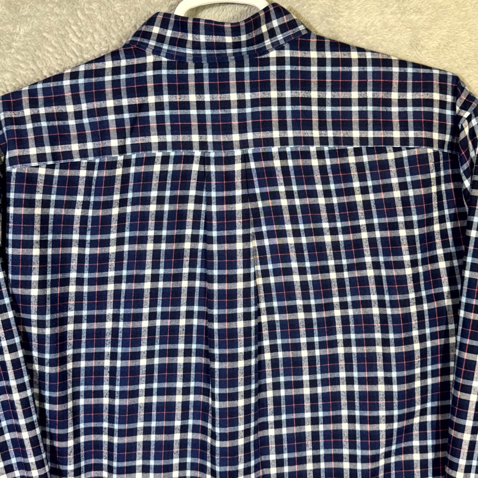 Vineyard Vines Men’s Shirt XL Blue Plaid Flannel Performance Button-Down - Thumbnail 12