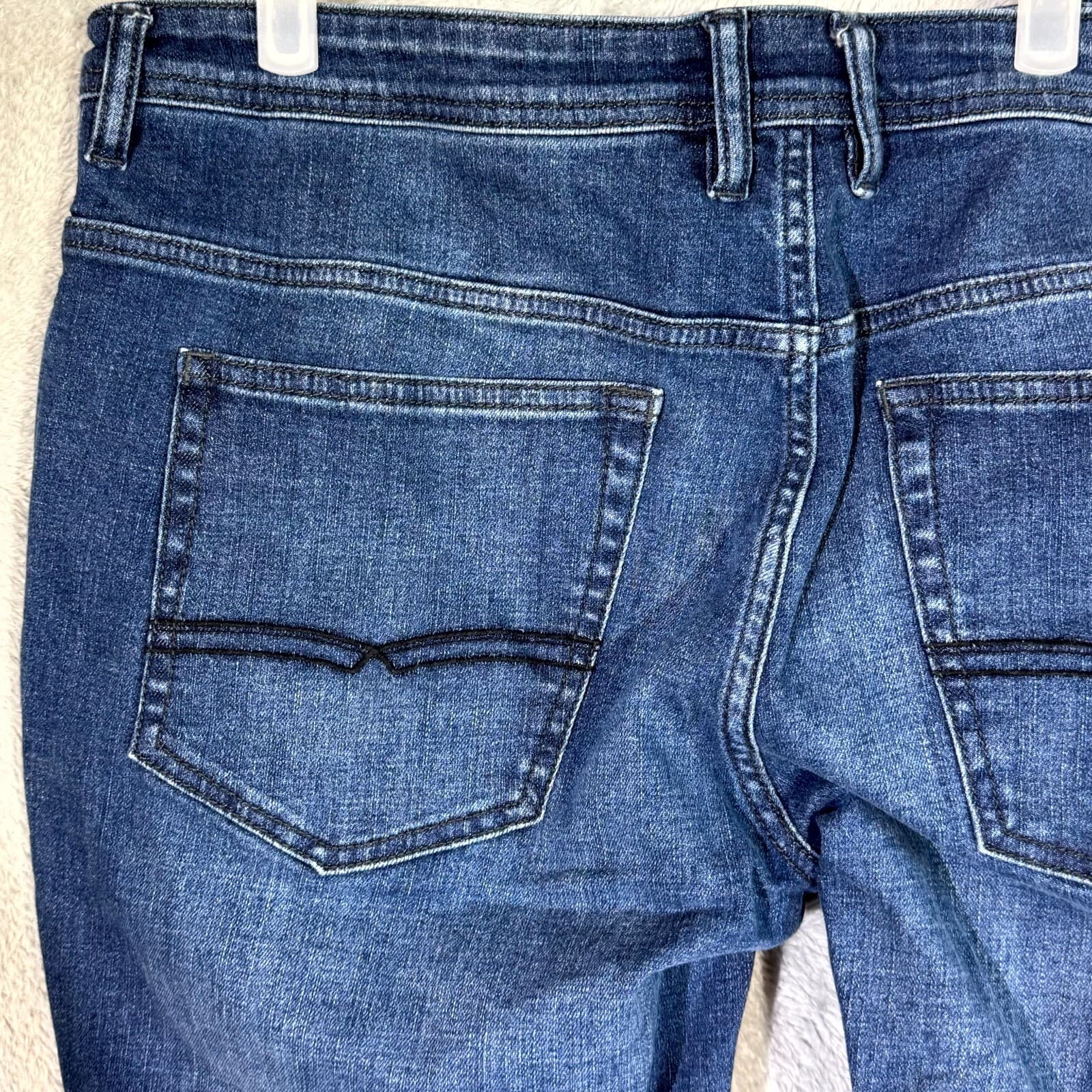 Buffalo Jackson X Jeans Men’s 38x30 Blue Denim Stretch Straight Leg Jackson-X - Thumbnail 6