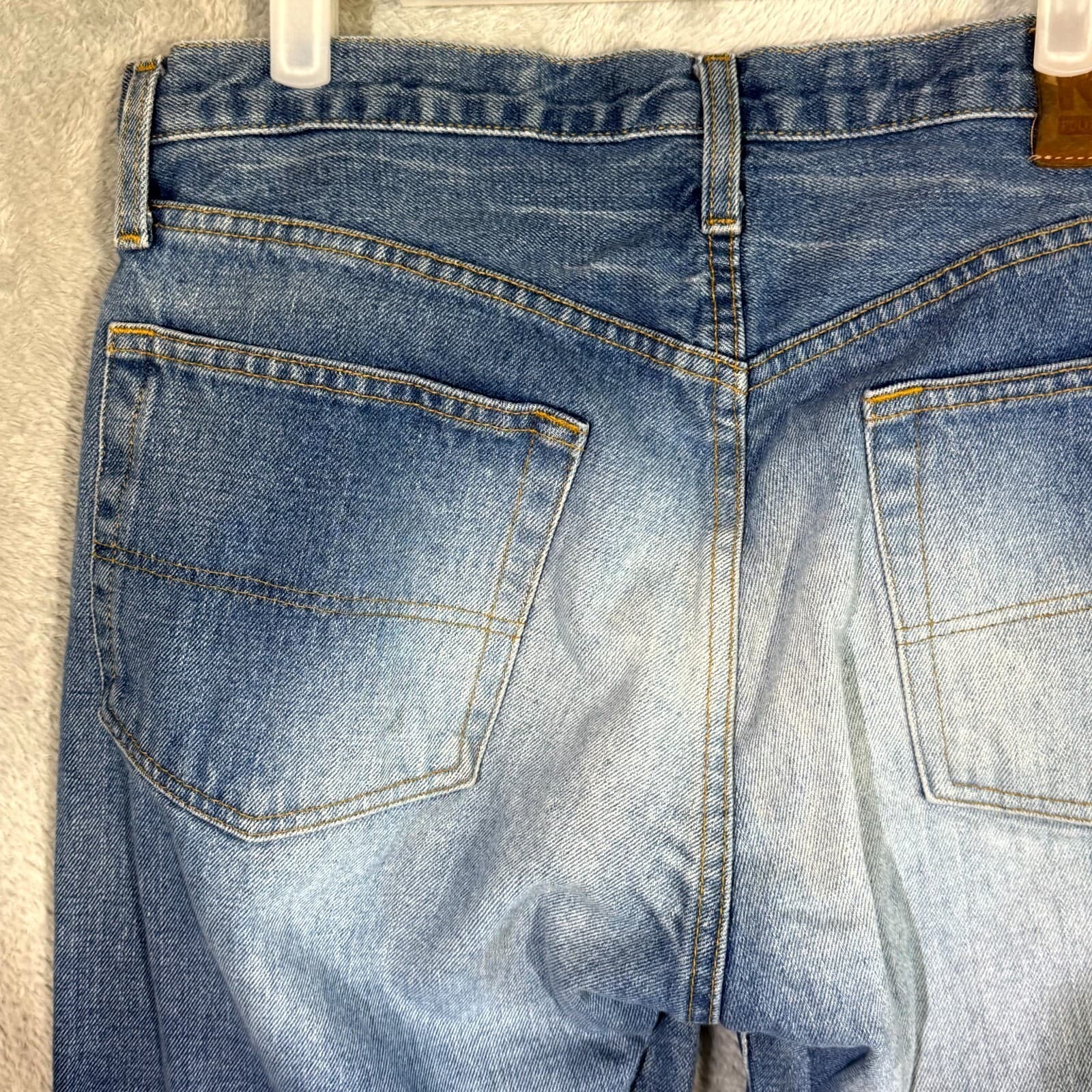 Ralph Lauren Jeans Men’s 32x32 Blue Denim 100% Cotton Mid-Rise Straight Leg - Thumbnail 6