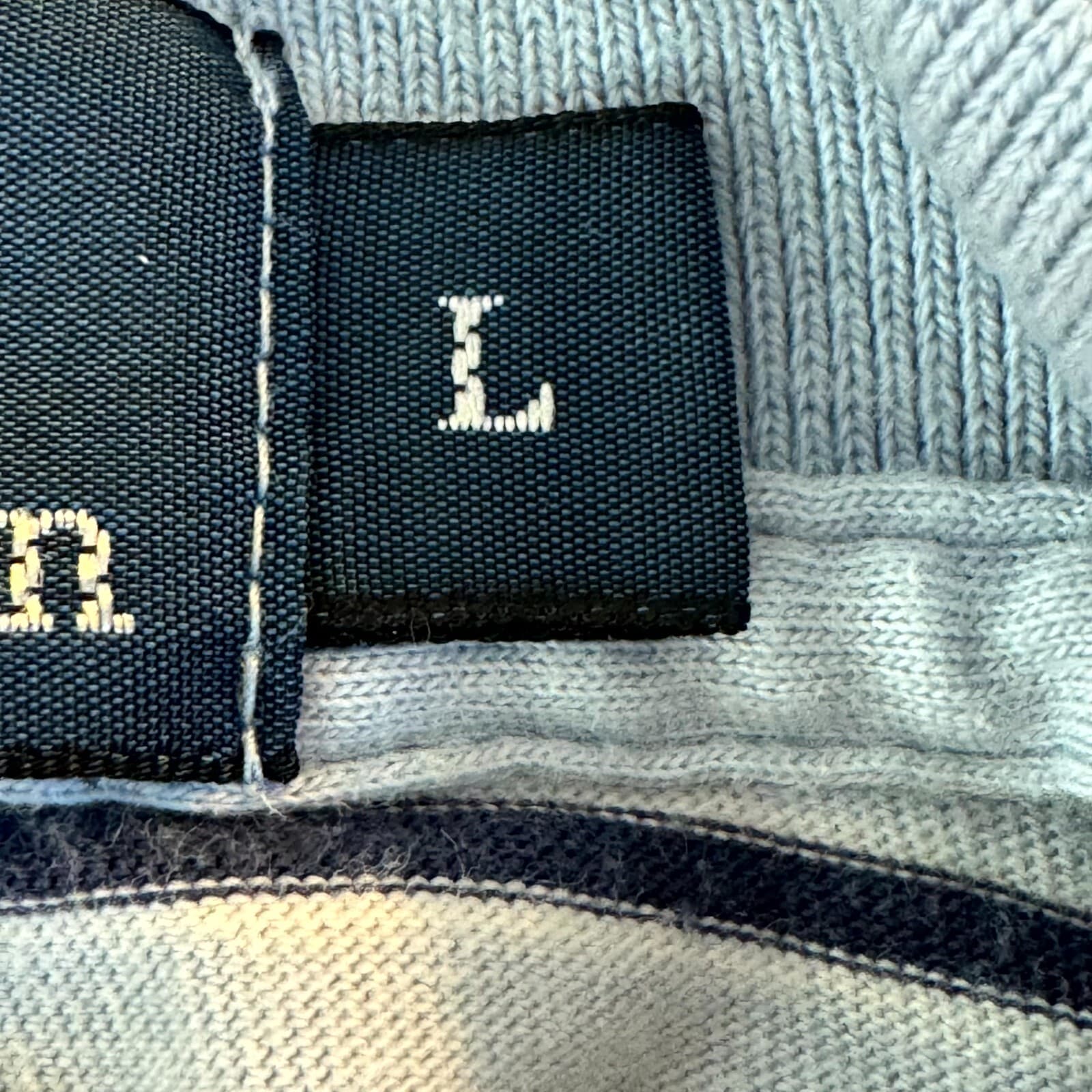 Polo Ralph Lauren Men’s Polo Shirt Large Blue Multi-Color Striped 100% Cotton - Thumbnail 14