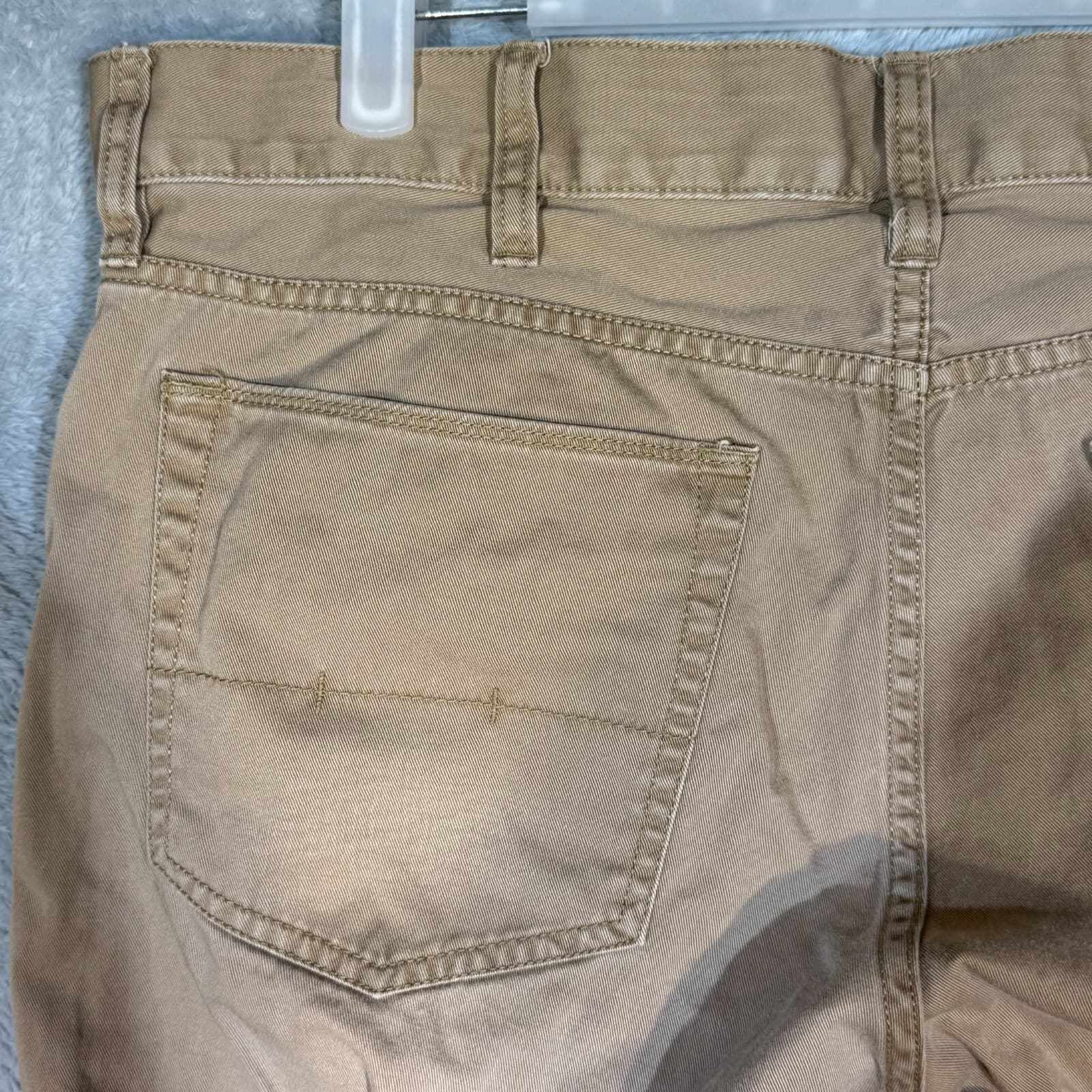 Polo Ralph Lauren Men’s Jeans 36x29 Beige 100% Cotton Straight Leg Denim - Thumbnail 6