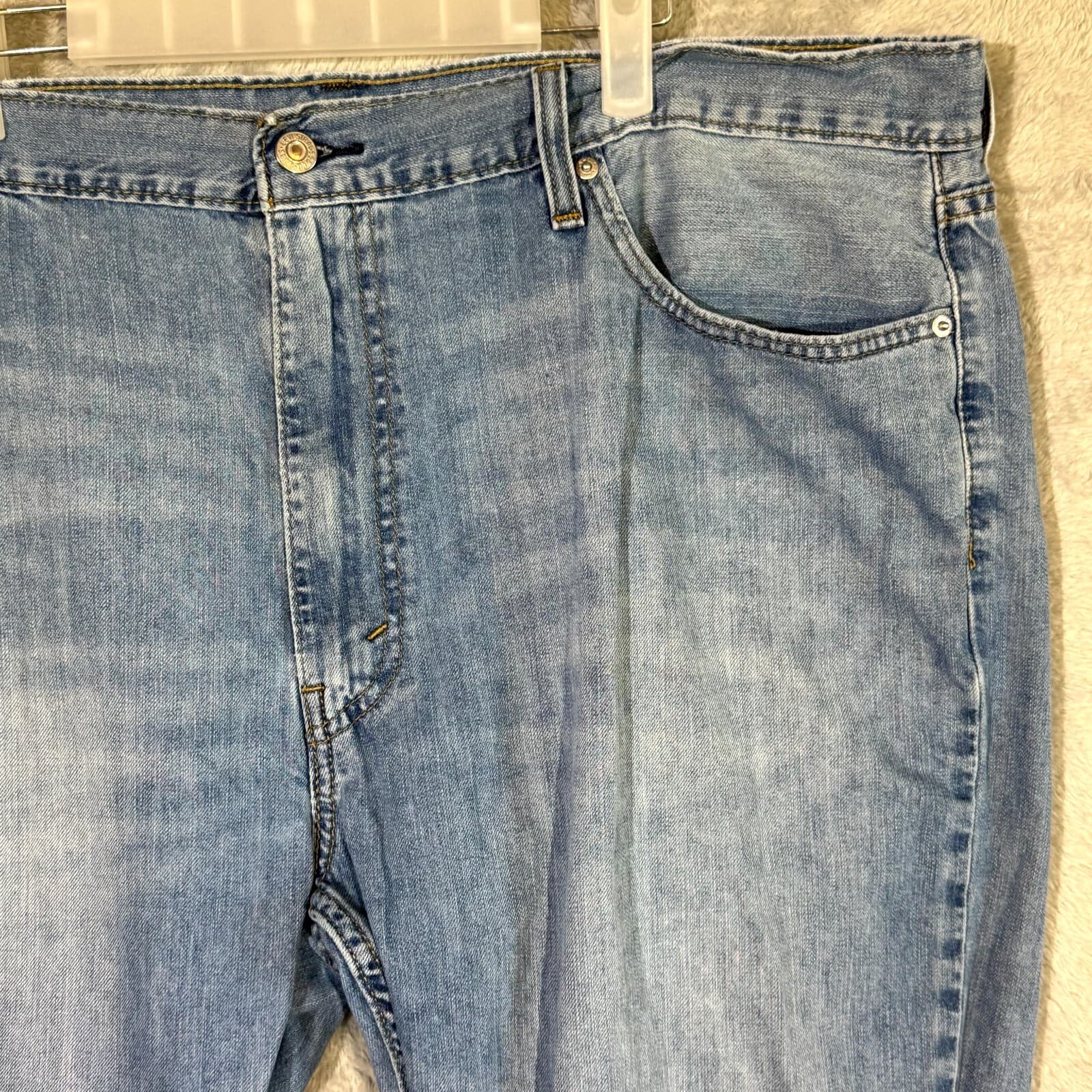 Levi’s 559 Men’s Jeans 42x30 Blue Denim 100% Cotton High-Rise Relaxed Straight - Thumbnail 4