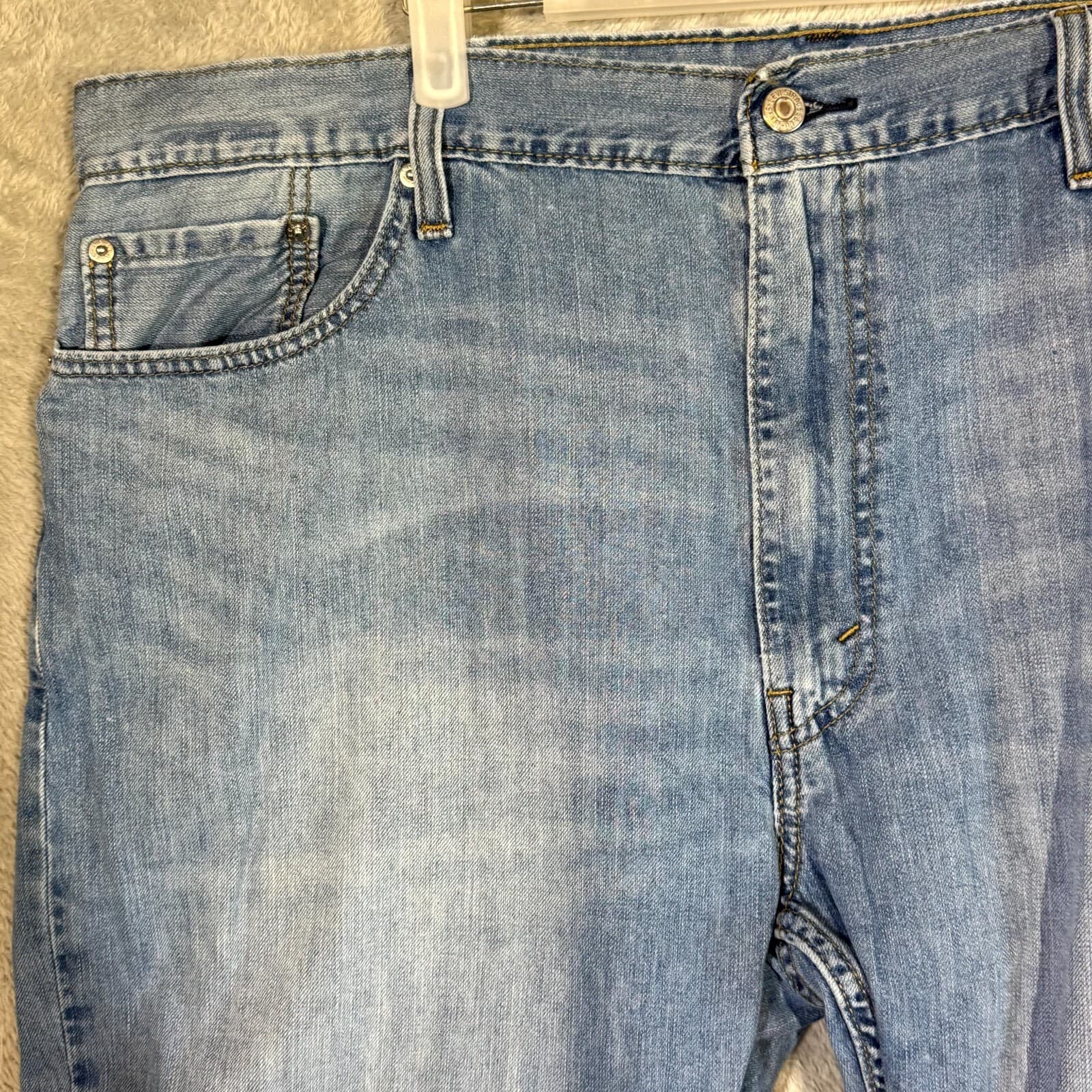 Levi’s 559 Men’s Jeans 42x30 Blue Denim 100% Cotton High-Rise Relaxed Straight - Thumbnail 3