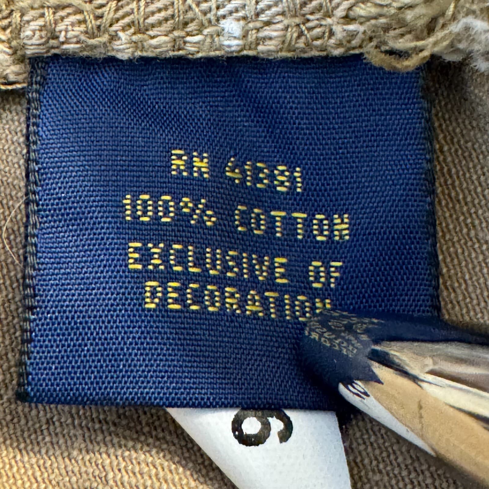 Polo Ralph Lauren Men’s Jeans 36x29 Beige 100% Cotton Straight Leg Denim - Thumbnail 12