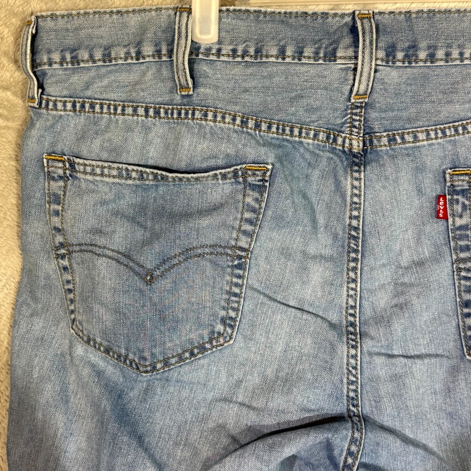 Levi’s 559 Men’s Jeans 42x30 Blue Denim 100% Cotton High-Rise Relaxed Straight - Thumbnail 6