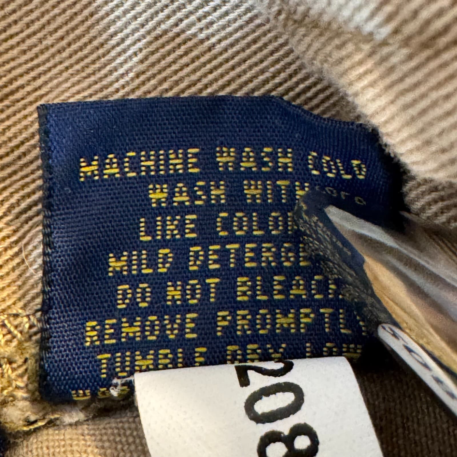 Polo Ralph Lauren Men’s Jeans 36x29 Beige 100% Cotton Straight Leg Denim - Thumbnail 13