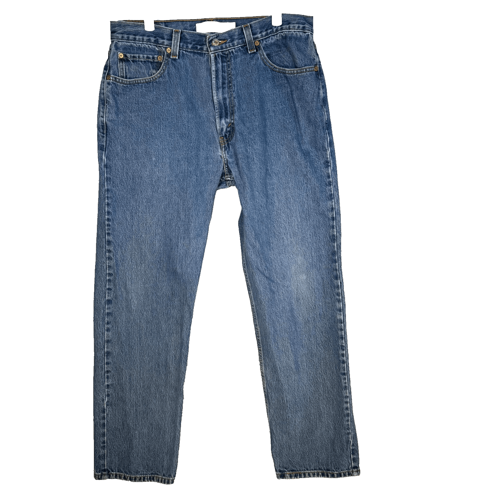 Vintage Levi's 505 Jeans Mens 36x32 Blue Denim Regular Fit Straight Leg Zip Fly - Image 1