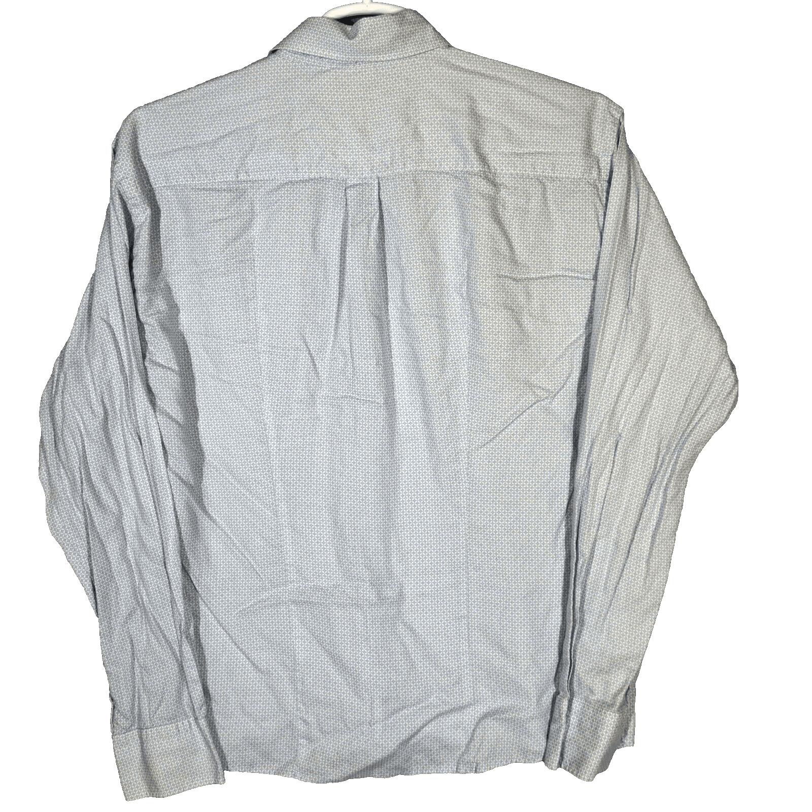 Peter Millar Men's Shirt XL Blue Geometric Pattern Long Sleeve Casual Button-Up - Thumbnail 2