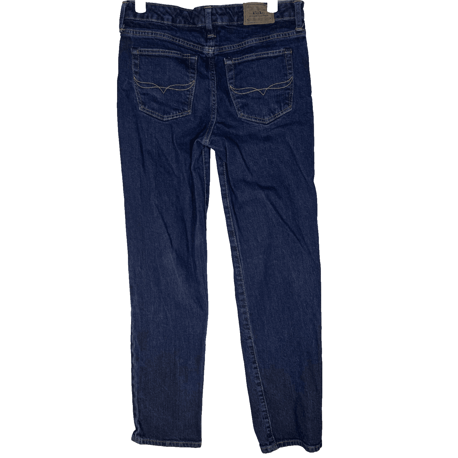 Polo Ralph Lauren Womens Jeans 18 Blue Denim Mid-Rise Hampton Straight Leg - Image 1