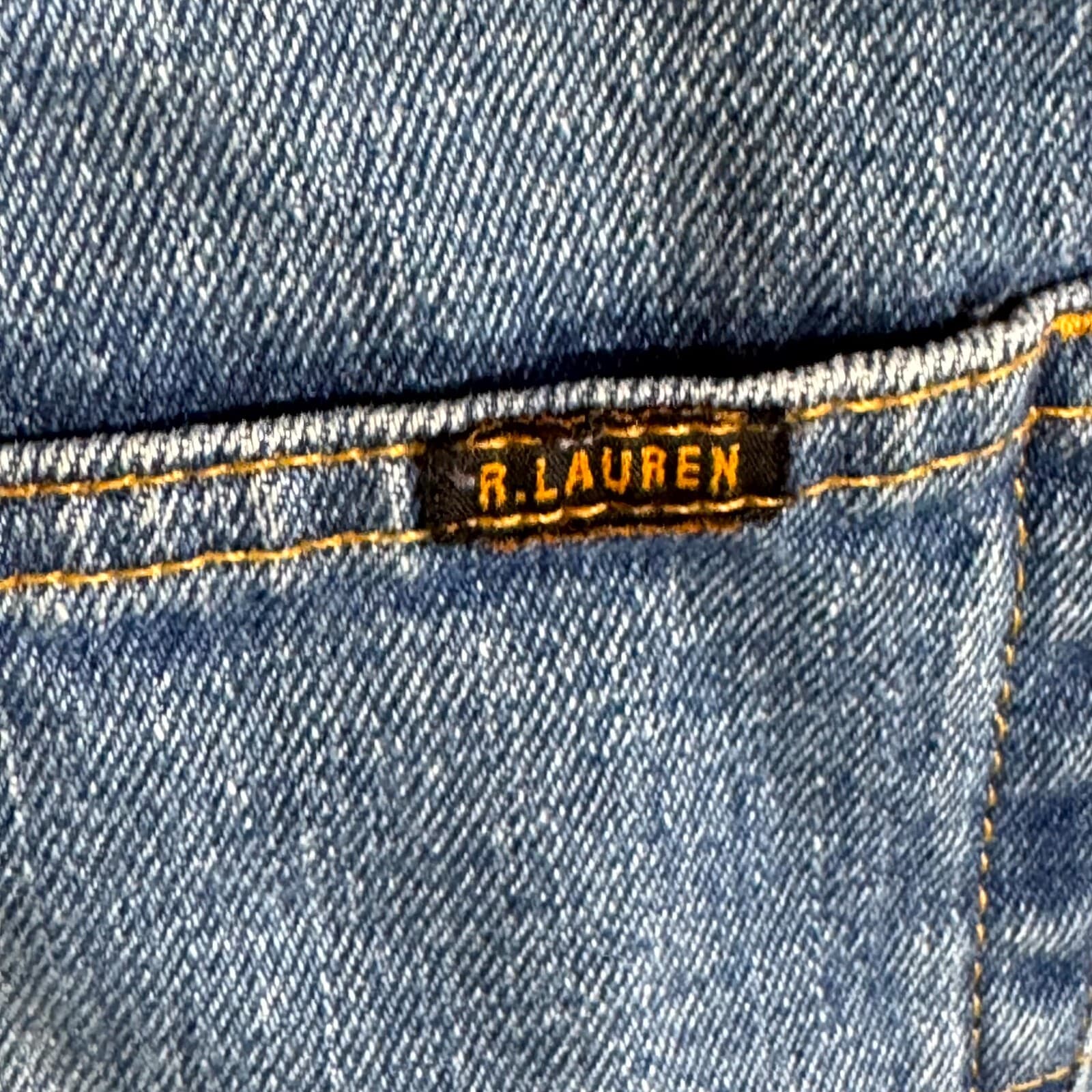 Ralph Lauren Jeans Men’s 32x32 Blue Denim 100% Cotton Mid-Rise Straight Leg - Thumbnail 10