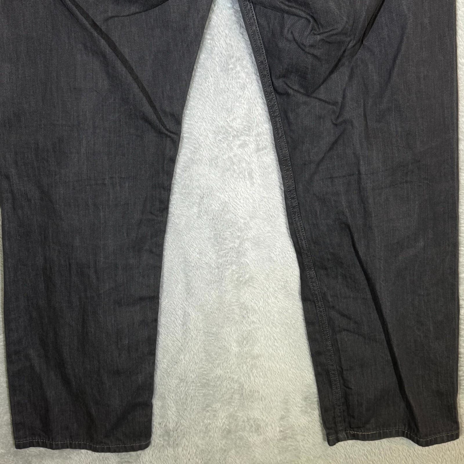 Levi’s Men’s Jeans 34x30 Gray Denim 100% Cotton Dark Wash Straight Leg Classic - Thumbnail 8