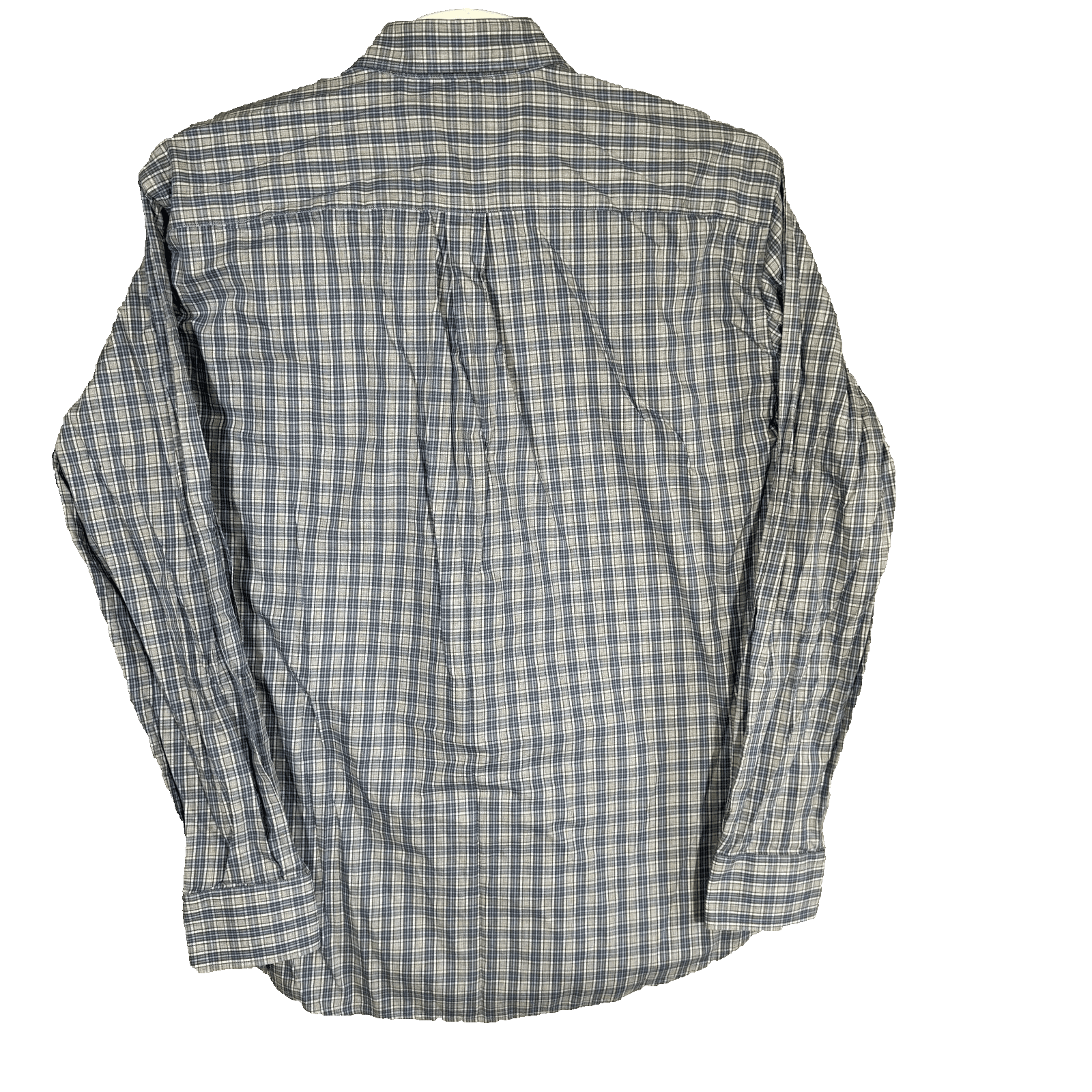 Peter Millar Men's Shirt XL Blue Plaid Fitted Long Sleeve Casual Button-Up - Thumbnail 2