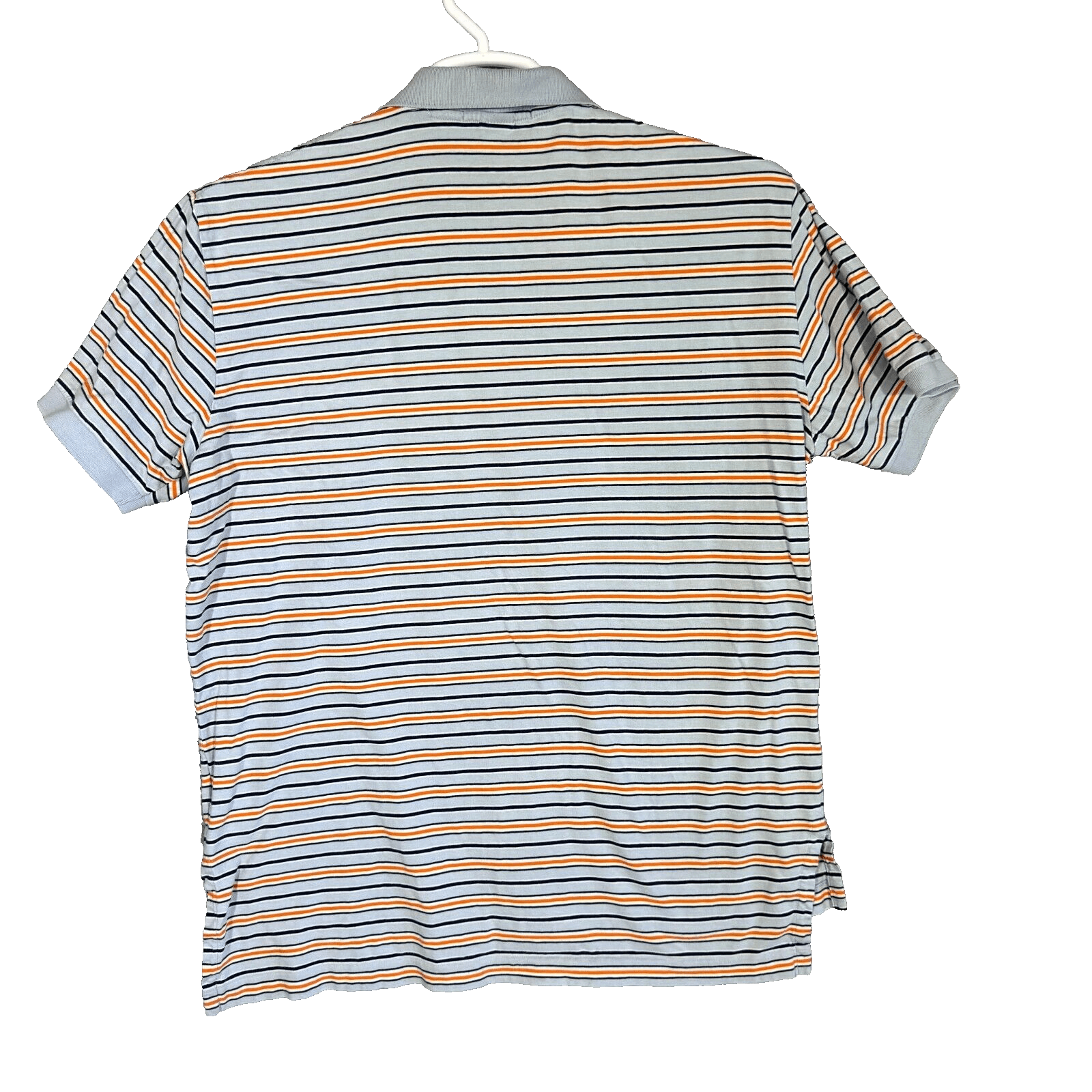 Polo Ralph Lauren Men’s Polo Shirt Large Blue Multi-Color Striped 100% Cotton - Thumbnail 2