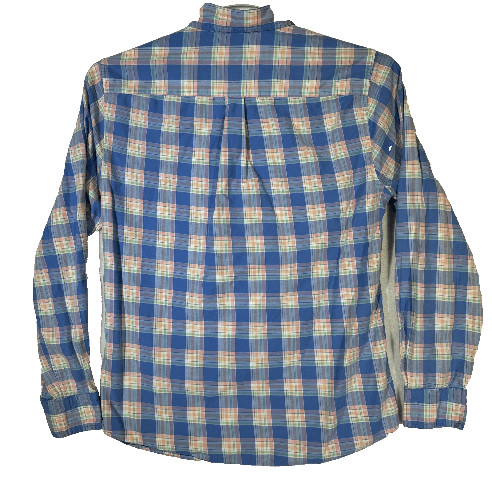 Vineyard Vines Whale Shirt Mens XS Blue Pink Plaid Button Down Long Sleeve - Thumbnail 2