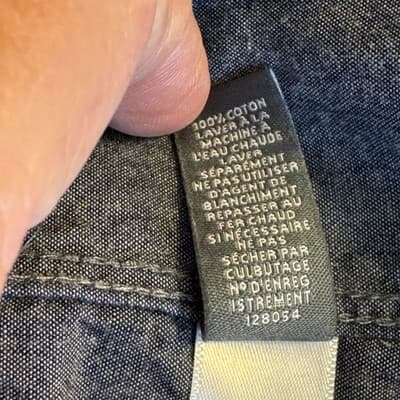 Bonobos Italian Shirting Dress Shirt Mens 15 35 Blue Long Sleeve Standard Fit - Thumbnail 14