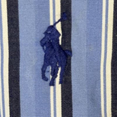 Ralph Lauren Shirt Mens XL Blue Striped Classic Fit Button Down Long Sleeve Pony - Thumbnail 7