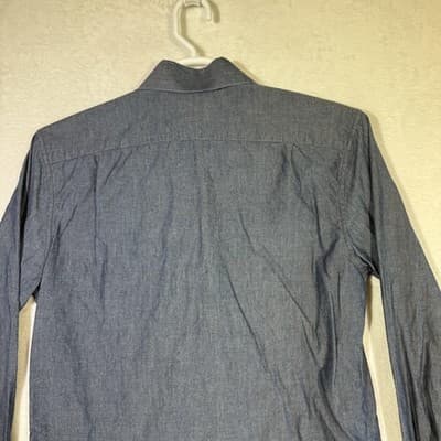 Bonobos Italian Shirting Dress Shirt Mens 15 35 Blue Long Sleeve Standard Fit - Thumbnail 11