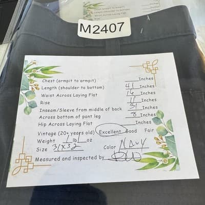 Carhartt 3 Pairs of Pants Mens 31x32 Navy Ripstop Relaxed Fit Workwear - Thumbnail 11