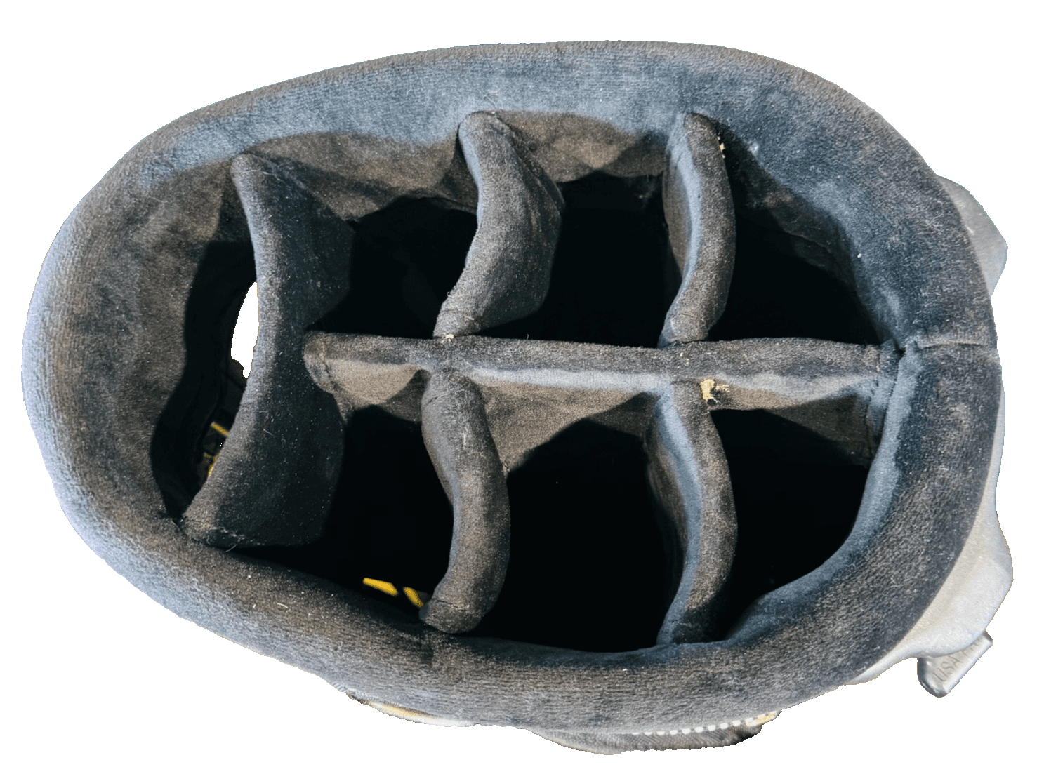 Callaway Golf Stand Bag Black Tan 6-Way Divider Dual Strap Mens Large Carry - Thumbnail 4