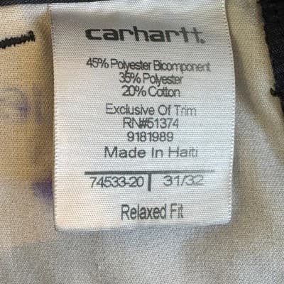 Carhartt 3 Pairs of Pants Mens 31x32 Navy Ripstop Relaxed Fit Workwear - Thumbnail 7