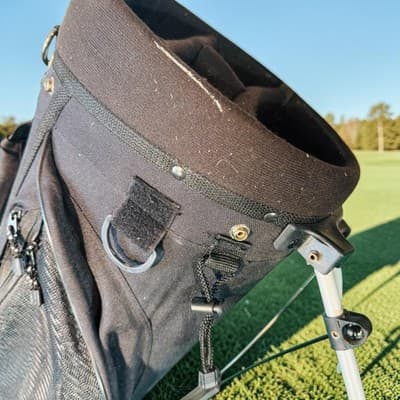 Golf Stand Bag Black 4-Way Divider Dual Strap Stand Mechanism Mens Large - Thumbnail 7