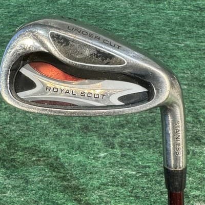 Tommy Armour Royal Scot Undercut 9 Iron Mens RH Stiff Graphite Silver Golf Club - Image 1