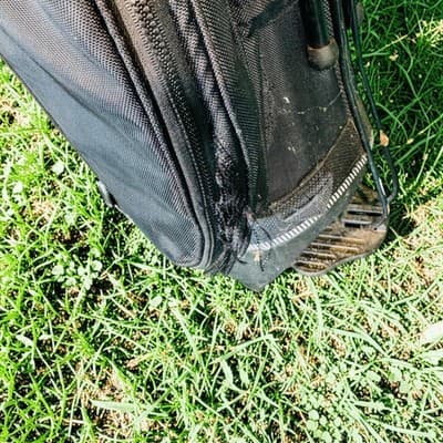 Golf Stand Bag Black 4-Way Divider Dual Strap Stand Mechanism Mens Large - Thumbnail 6