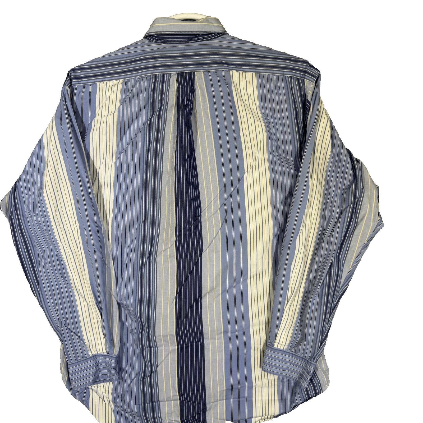 Ralph Lauren Shirt Mens LT Blue Stripe Blaire Button Down Long Sleeve Pony Logo - Thumbnail 2