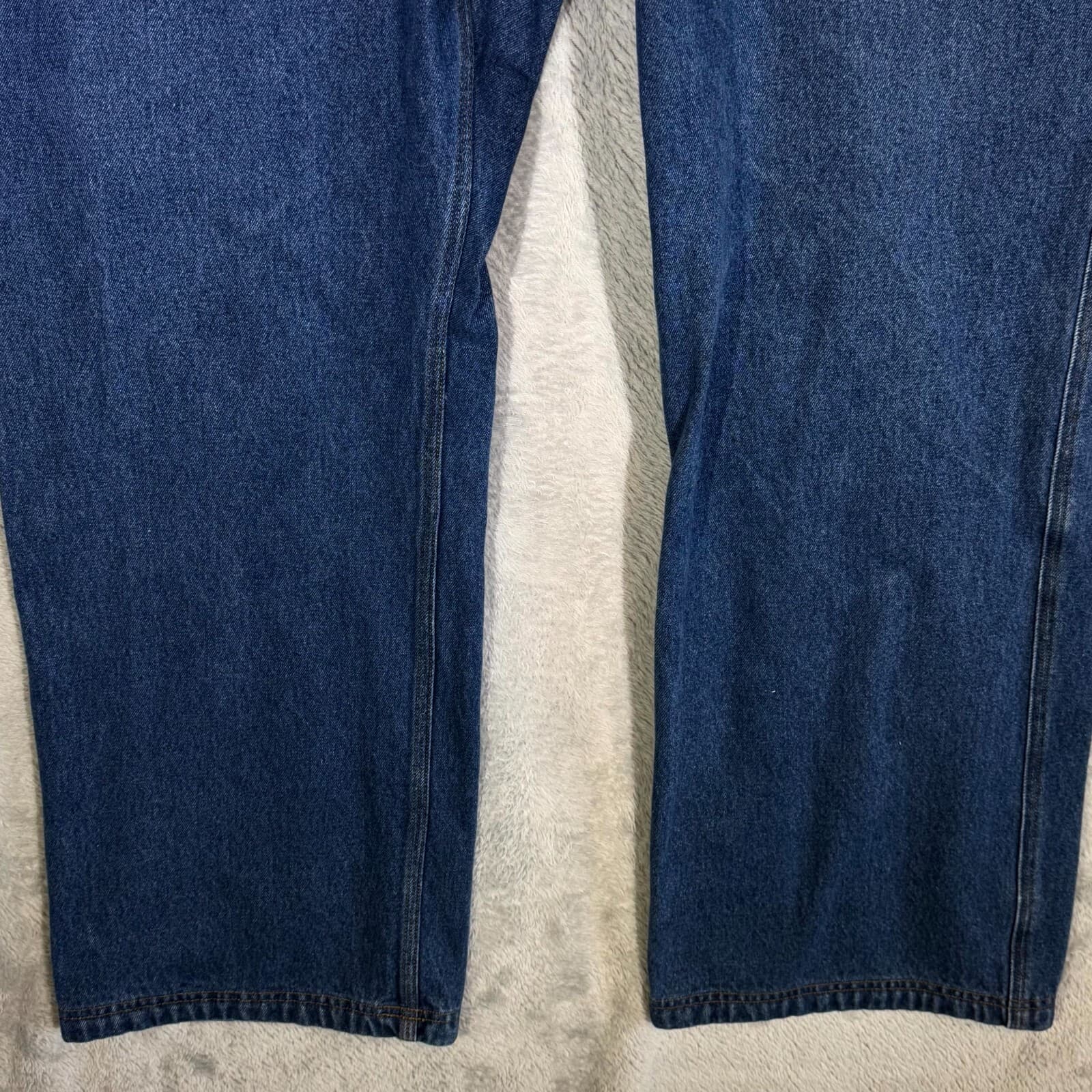 Duluth Trading Men’s Jeans 46x33 Blue Denim Mid-Rise Straight Leg Workwear - Thumbnail 5