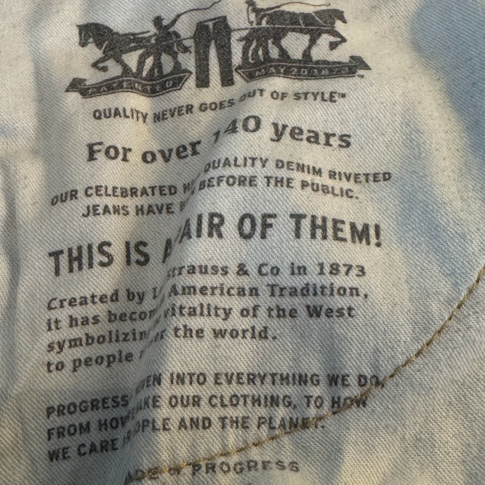 Levis 550 Jeans Mens 40x32 Blue Denim 100 Percent Cotton Relaxed Fit High Rise - Thumbnail 13