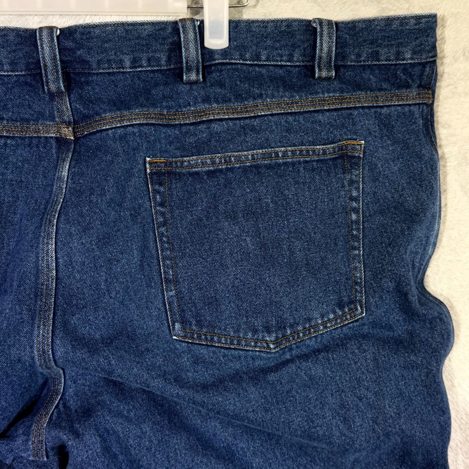 Duluth Trading Men’s Jeans 46x33 Blue Denim Mid-Rise Straight Leg Workwear - Thumbnail 7