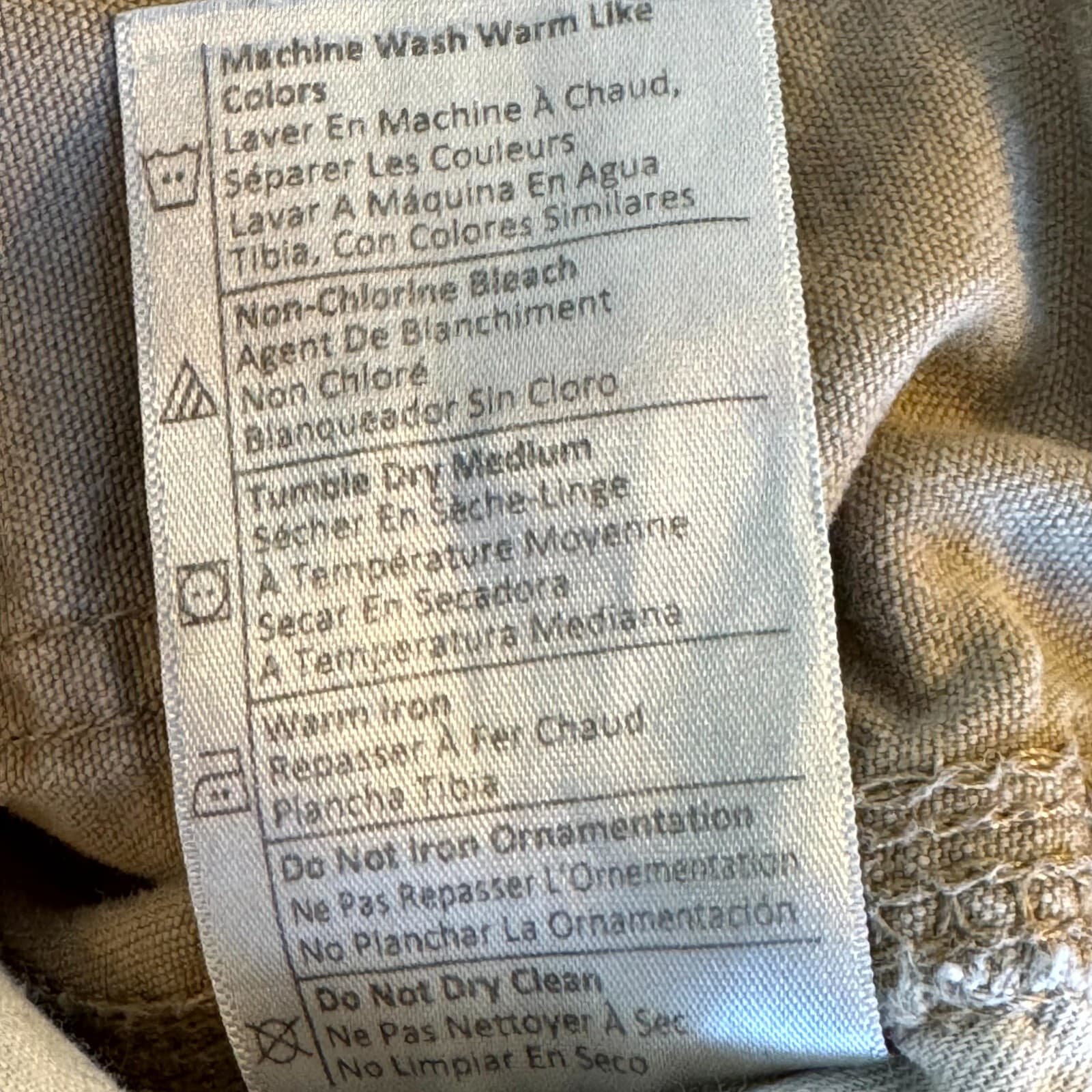 Carhartt Carpenter Jeans 38x32 Beige Loose Fit Workwear Utility - Thumbnail 7