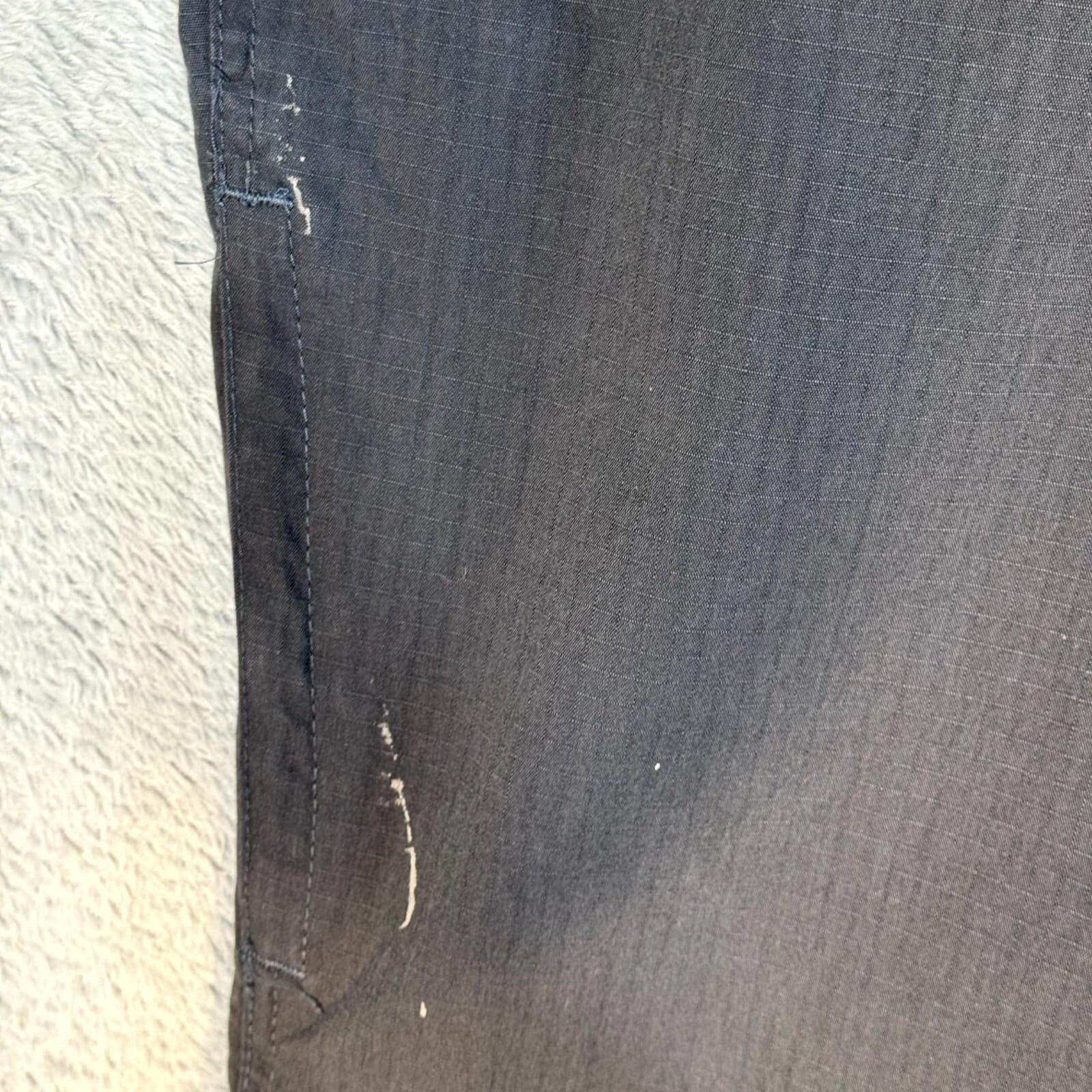 Carhartt 383-20 Carpenter Pants Men 30x30 Navy Relaxed Canvas Workwear - Thumbnail 3