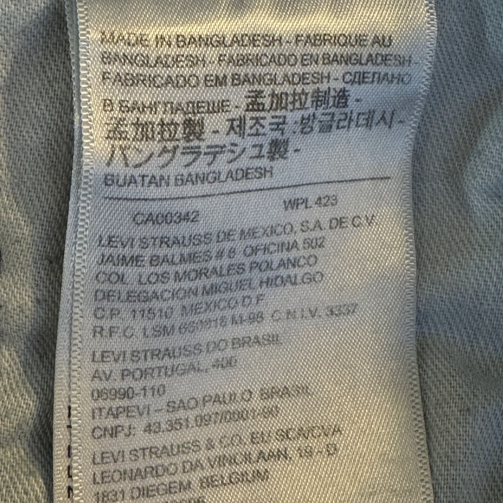 Levis 550 Jeans Mens 40x32 Blue Denim 100 Percent Cotton Relaxed Fit High Rise - Thumbnail 14