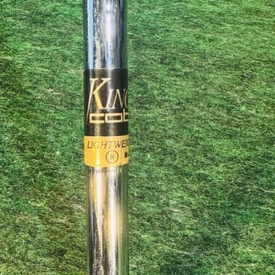 Vintage King Cobra Oversize Iron Set 5-9 Mens RH Steel Shaft Silver Golf Clubs - Thumbnail 9