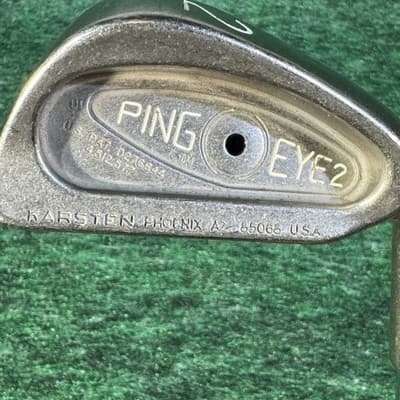 Vintage Ping Eye2 2 Iron Karsten USA Black Dot Steel Shaft RH Golf Club - Image 1