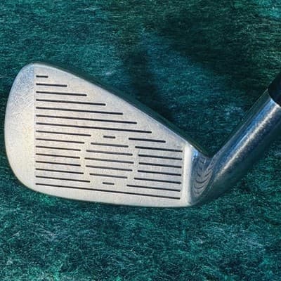 Vintage King Cobra Oversize Iron Set 5-9 Mens RH Steel Shaft Silver Golf Clubs - Thumbnail 3