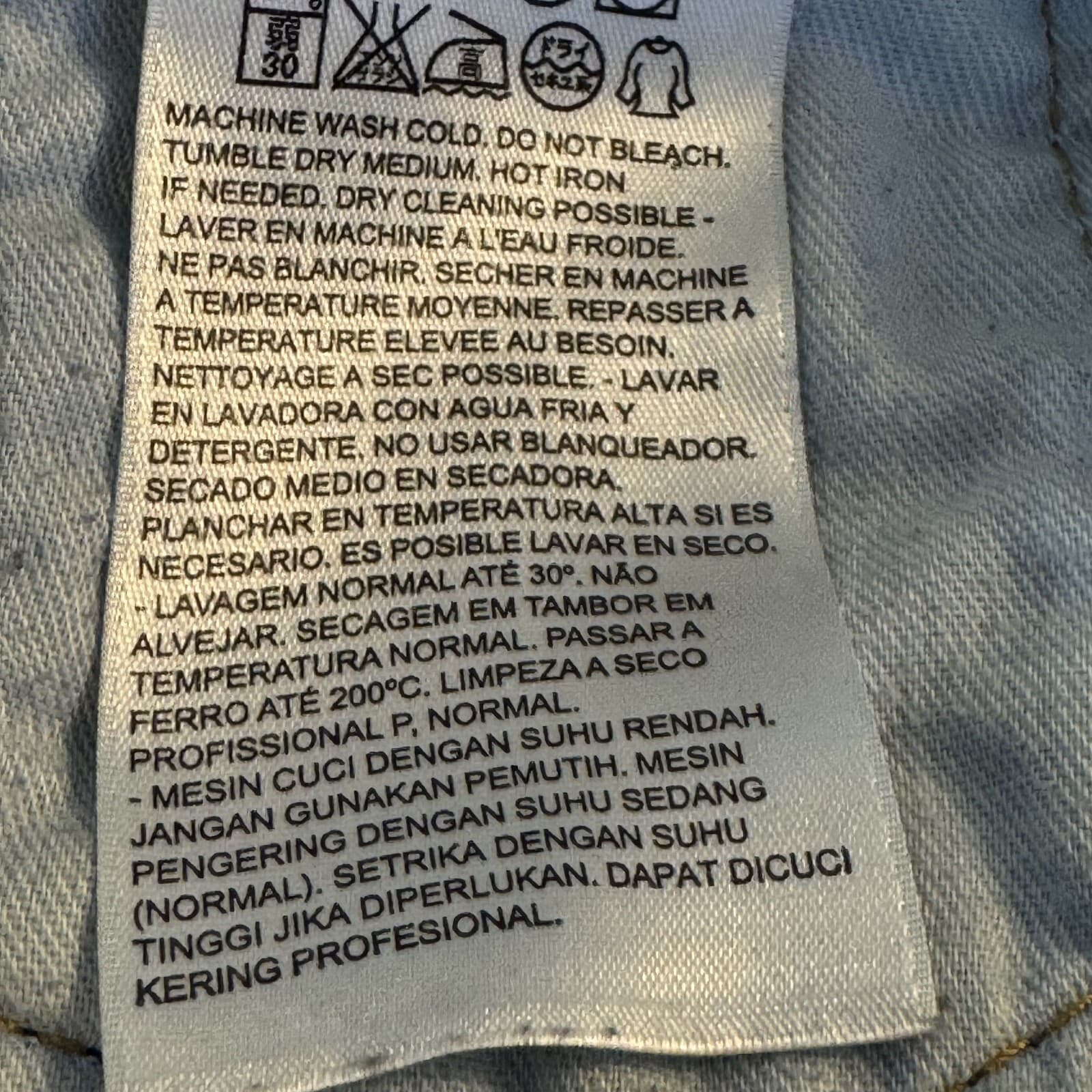 Levis 550 Jeans Mens 40x32 Blue Denim 100 Percent Cotton Relaxed Fit High Rise - Thumbnail 16