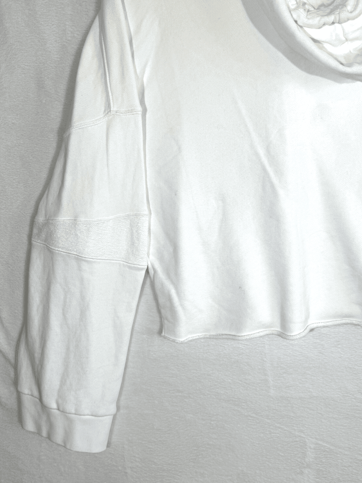 7 For All Mankind Cotton White Hoodie S with Decorative Trim – Pre‑Owned Excell - Thumbnail 10