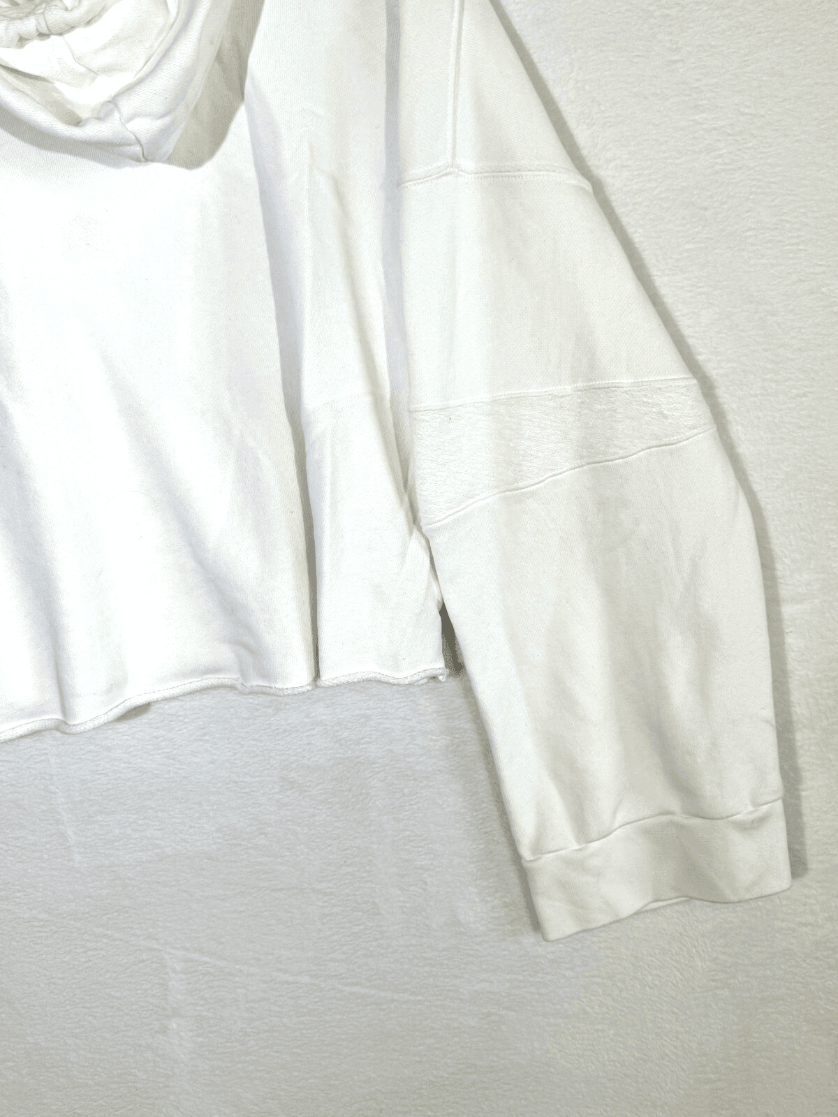 7 For All Mankind Cotton White Hoodie S with Decorative Trim – Pre‑Owned Excell - Thumbnail 11