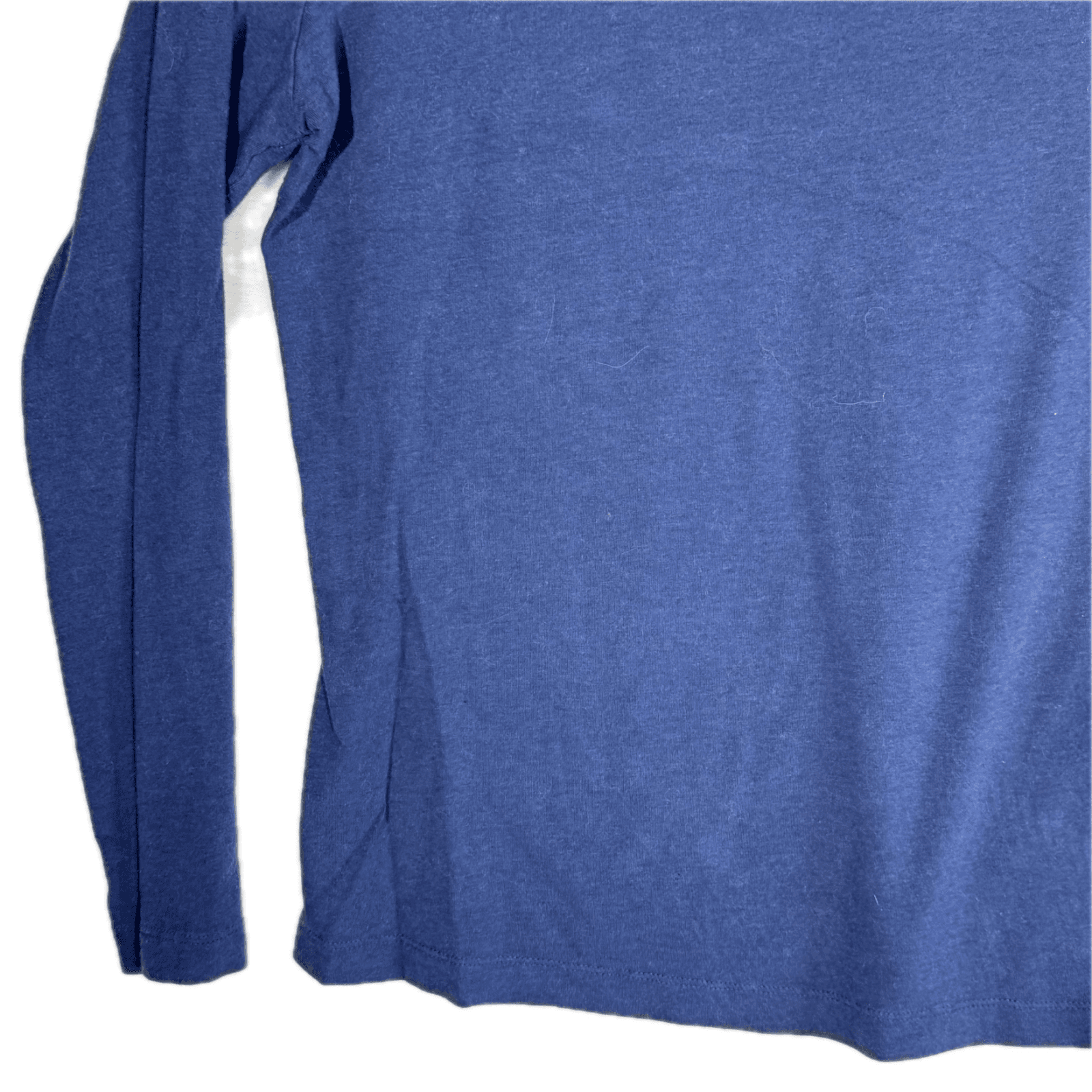 Banana Republic Women’s Blue Cotton‑Stretch Long‑Sleeve Knit Pullover – Size L - Thumbnail 4