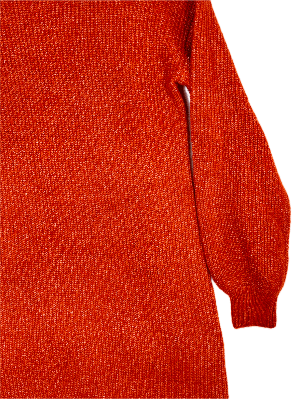 Cupcakes & Cashmere Women's Burnt Orange Stretch Knit Mock‑Neck Sweater S – OS - Thumbnail 6