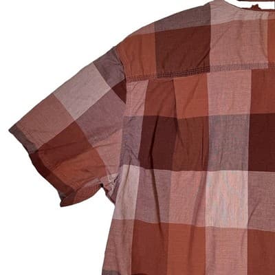 Carhartt Men's Shirt 2XL Red Plaid Cotton Stretch Relaxed Fit Button-Down - Thumbnail 11