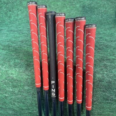 Vintage Ping Eye 2 Orange Dot Irons 3-9 Set Right Hand Steel Mens Golf Clubs - Thumbnail 3